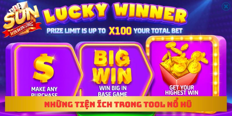 Những tiện ích nổi bật thường thấy trong tool nổ hũ