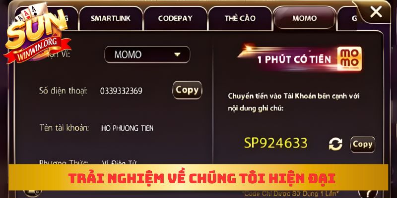 Trải nghiệm về chúng tôi hiện đại